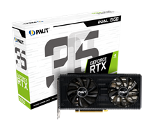 کارت گرافیک  پلیت مدل GeForce RTX™ 3050 Dual	حافظه 8 گیگابایت